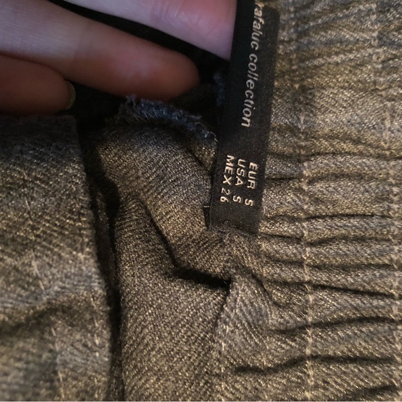Grey cropped work pants - Picture 2 of 4